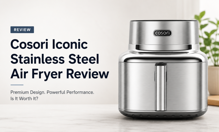 Cosori Iconic Stainless Steel Air Fryer Review: Is the Premium Price Worth It?