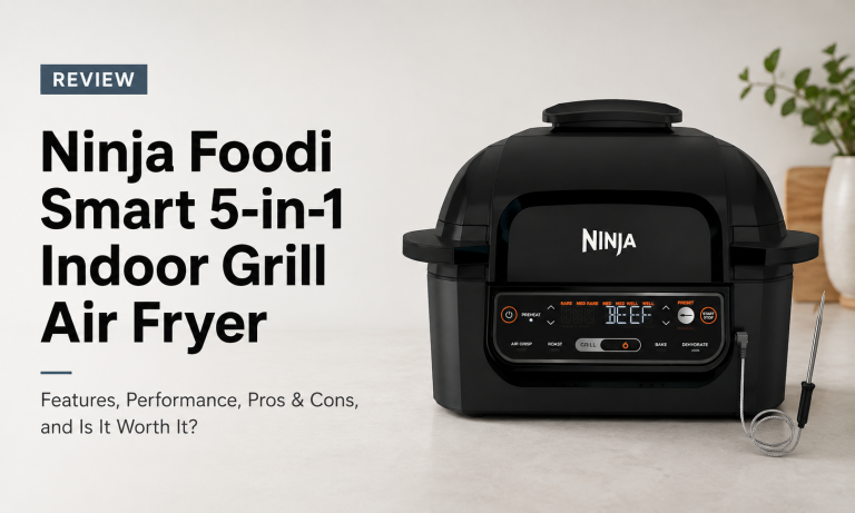Ninja Foodi Smart 5-in-1 Indoor Grill & 4-Qt Air Fryer review